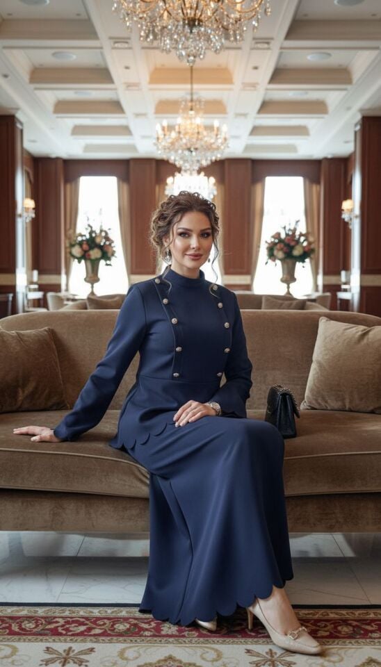 DİLİM DETAY LAZER KESİM TAKIM LACİVERT