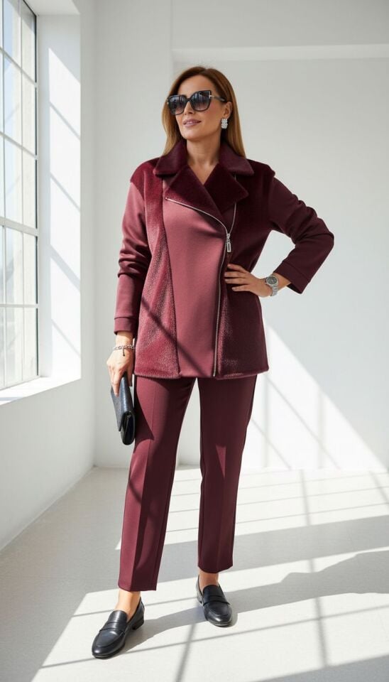 SOFT CAHMERE DETAYLI TAKIM BORDO