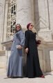 BALIK MODEL İTHAL KREP KUMAŞ ELBİSE SİYAH