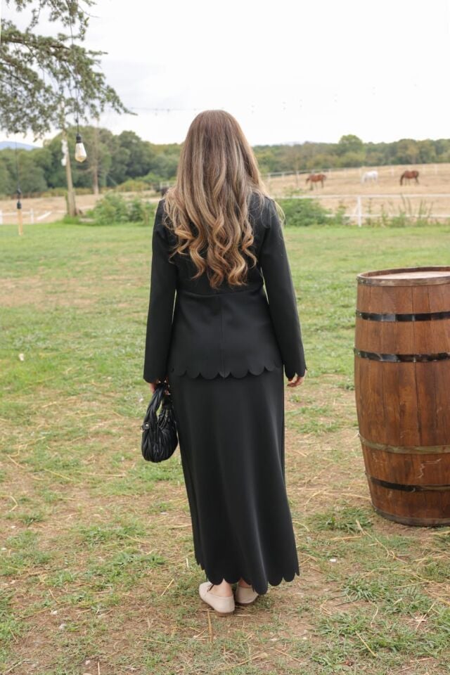 DİLİM DETAY LAZER KESİM TAKIM SİYAH